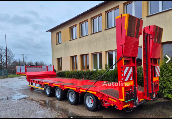 Nowa naczepa niskopodwoziowa Janmil Janmil DMC 60 T / 2 x oś skrętna / najazdy hydrauliczke / poszer